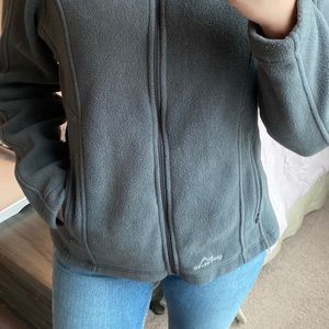 Eddie Bauer zip up fleece jacket